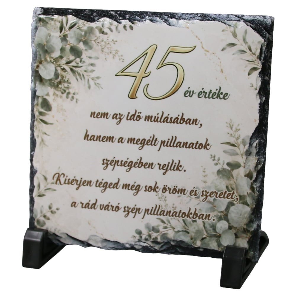 Placa din ardezie aniversara pentru barbati 30 - 85 ani 14 x 14 cm Placa din ardezie aniversara pentru barbati 30 - 85 ani 14 x 14 cm