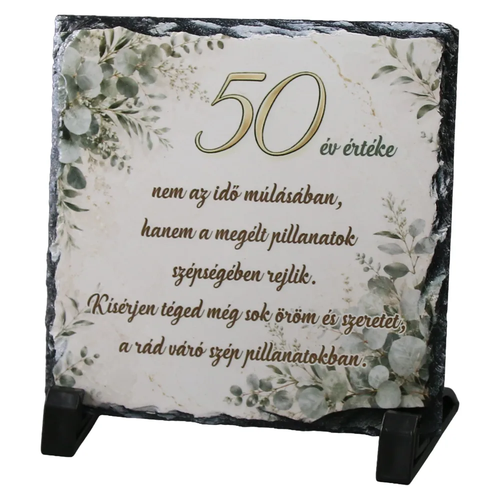 Placa din ardezie aniversara pentru barbati 30 - 85 ani 14 x 14 cm Placa din ardezie aniversara pentru barbati 30 - 85 ani 14 x 14 cm