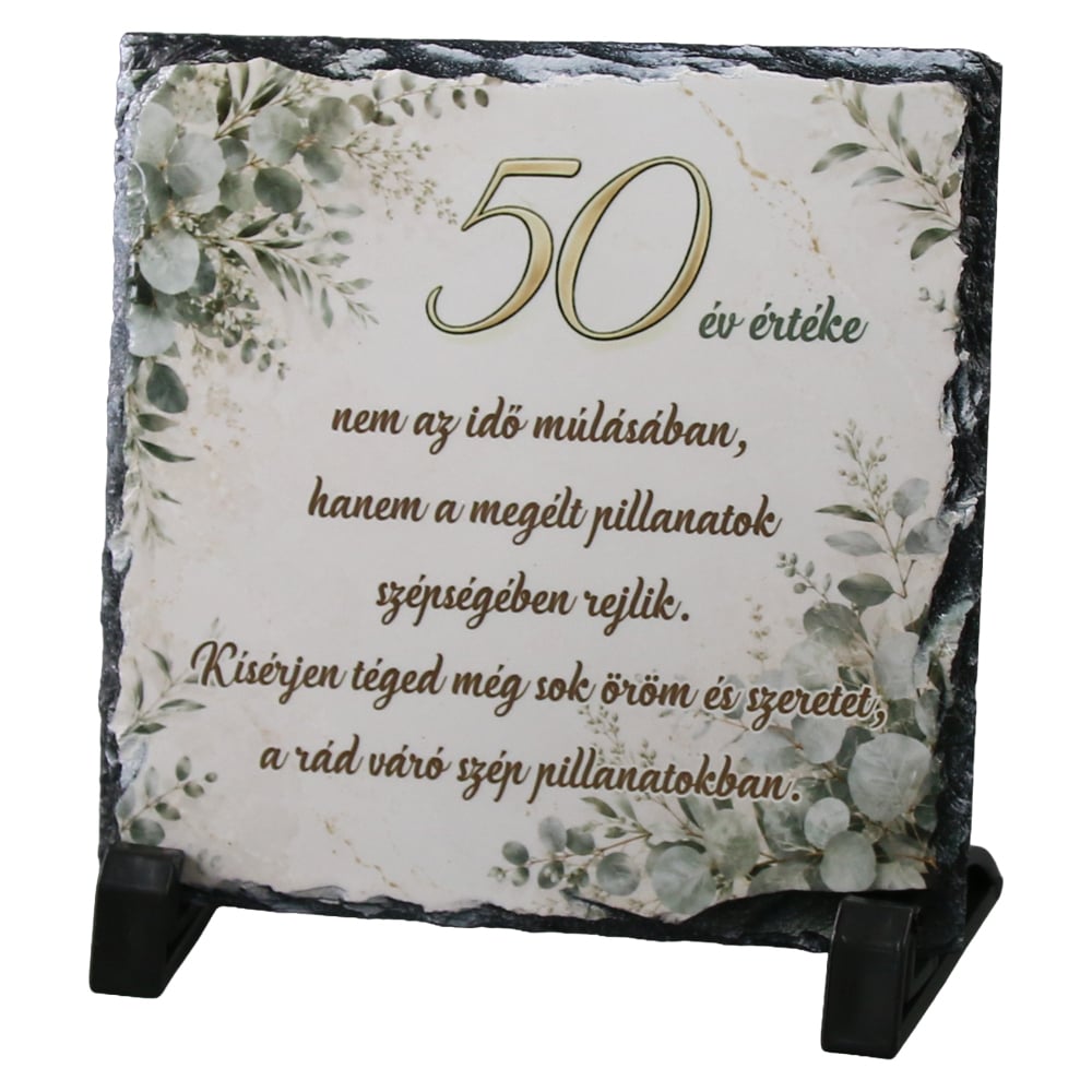 Placa din ardezie aniversara pentru barbati 30 - 85 ani 14 x 14 cm Placa din ardezie aniversara pentru barbati 30 - 85 ani 14 x 14 cm