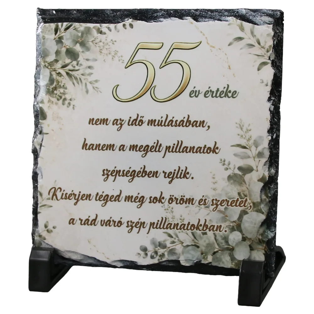 Placa din ardezie aniversara pentru barbati 30 - 85 ani 14 x 14 cm Placa din ardezie aniversara pentru barbati 30 - 85 ani 14 x 14 cm