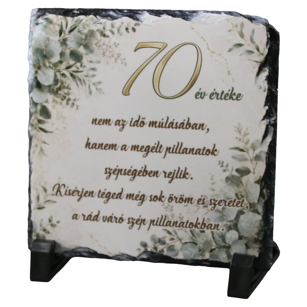 Placa din ardezie aniversara pentru barbati 30 - 85 ani 14 x 14 cm Placa din ardezie aniversara pentru barbati 30 - 85 ani 14 x 14 cm