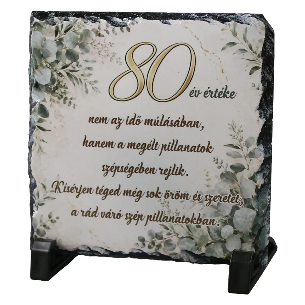 Placa din ardezie aniversara pentru barbati 30 - 85 ani 14 x 14 cm Placa din ardezie aniversara pentru barbati 30 - 85 ani 14 x 14 cm