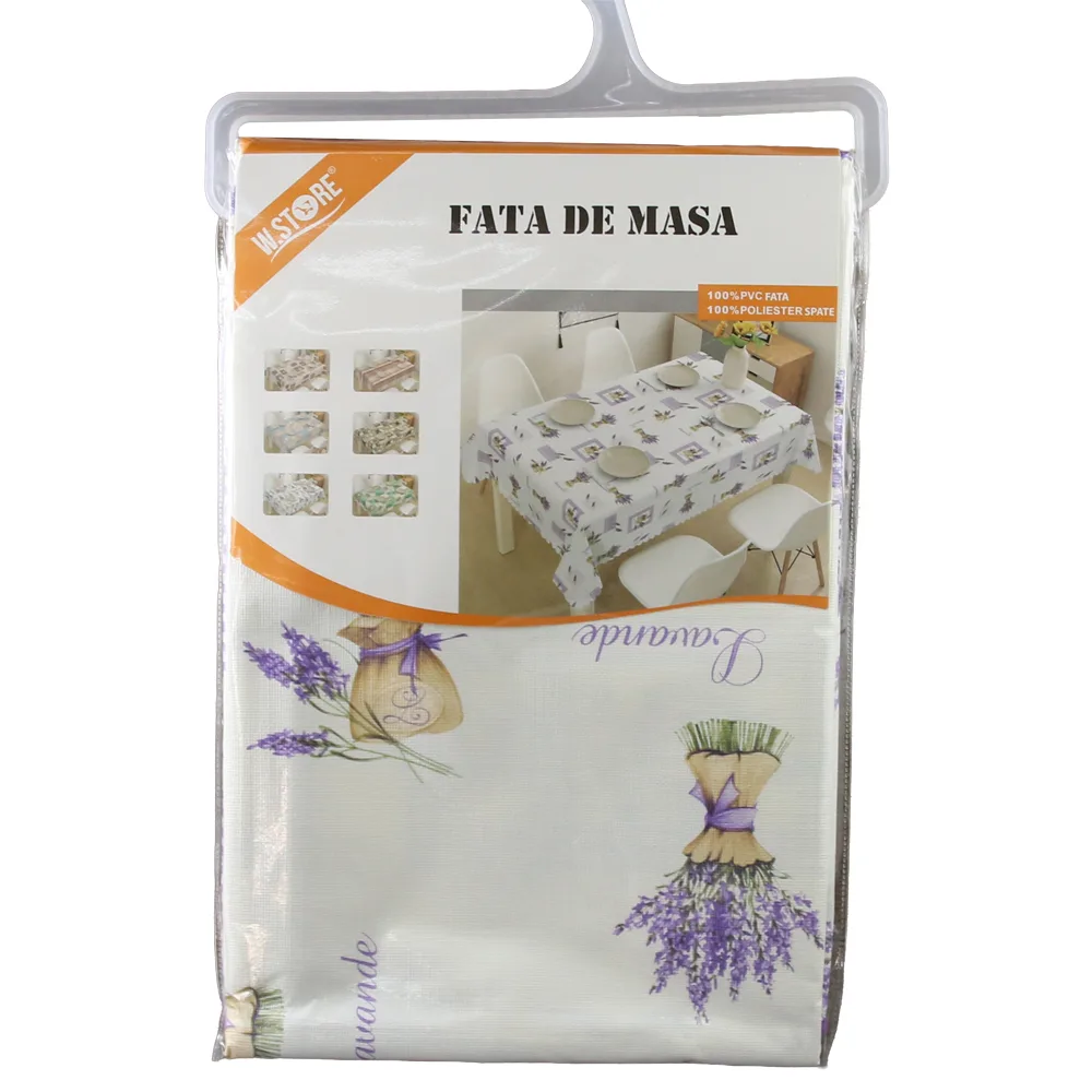 Fata de masa din PVC si poliester 140 x 180 cm W.Store