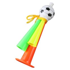 Trompeta pentru petrecere tip vuvuzela minge de fotbal 6.5 x 22 cm