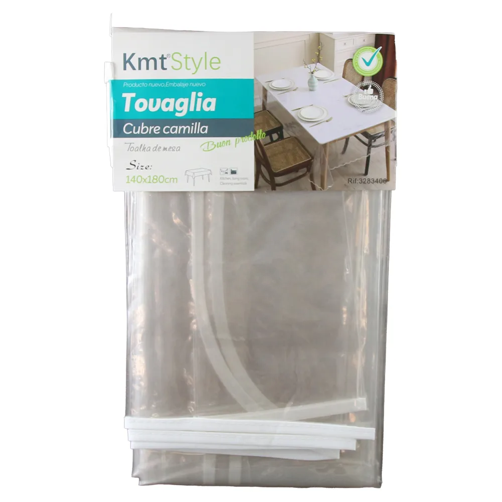 Fata de masa transparenta din PVC 140 x 180 cm Tovaglia