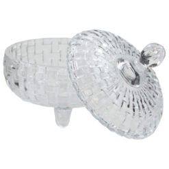 Bomboniera din sticla cu capac 15 x 8/16 cm Galaxy Glass
