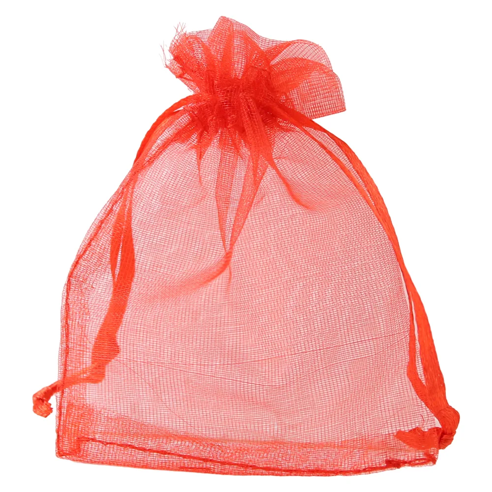 Saculet din organza pentru bijuterii si cadouri 7 x 9.5 cm - se vinde 100 buc./pach.