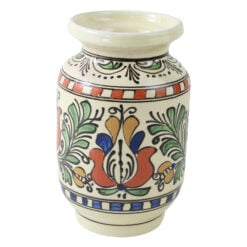 Vaza din ceramica de Corund pictata cu motive traditionale 18 cm