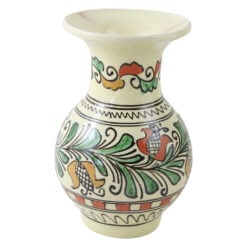 Vaza din ceramica de Corund pictata cu motive traditionale 18 cm