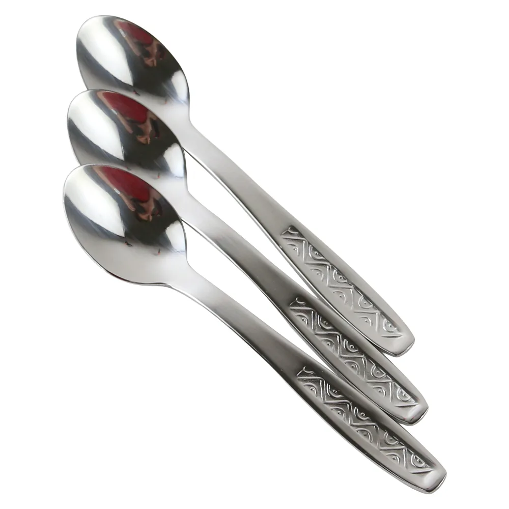Set 3 lingurite pentru cafea din inox 11 cm Ana