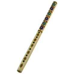 Fluier pirogravat din lemn 38 cm