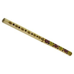 Fluier pirogravat din lemn 38 cm