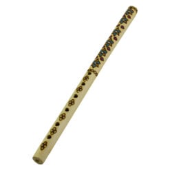 Fluier pirogravat din lemn 38 cm