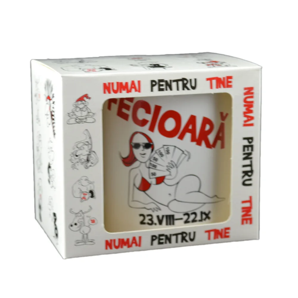 Cana ceramica 300 ml Zodiac "Fecioara"