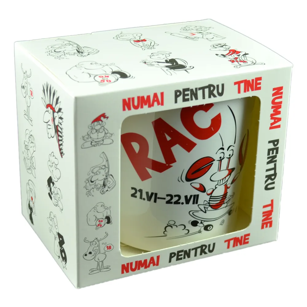 Cana ceramica 300 ml Zodiac "Rac" in cutie decorativa Cana ceramica 300 ml Zodiac "Rac" in cutie decorativa