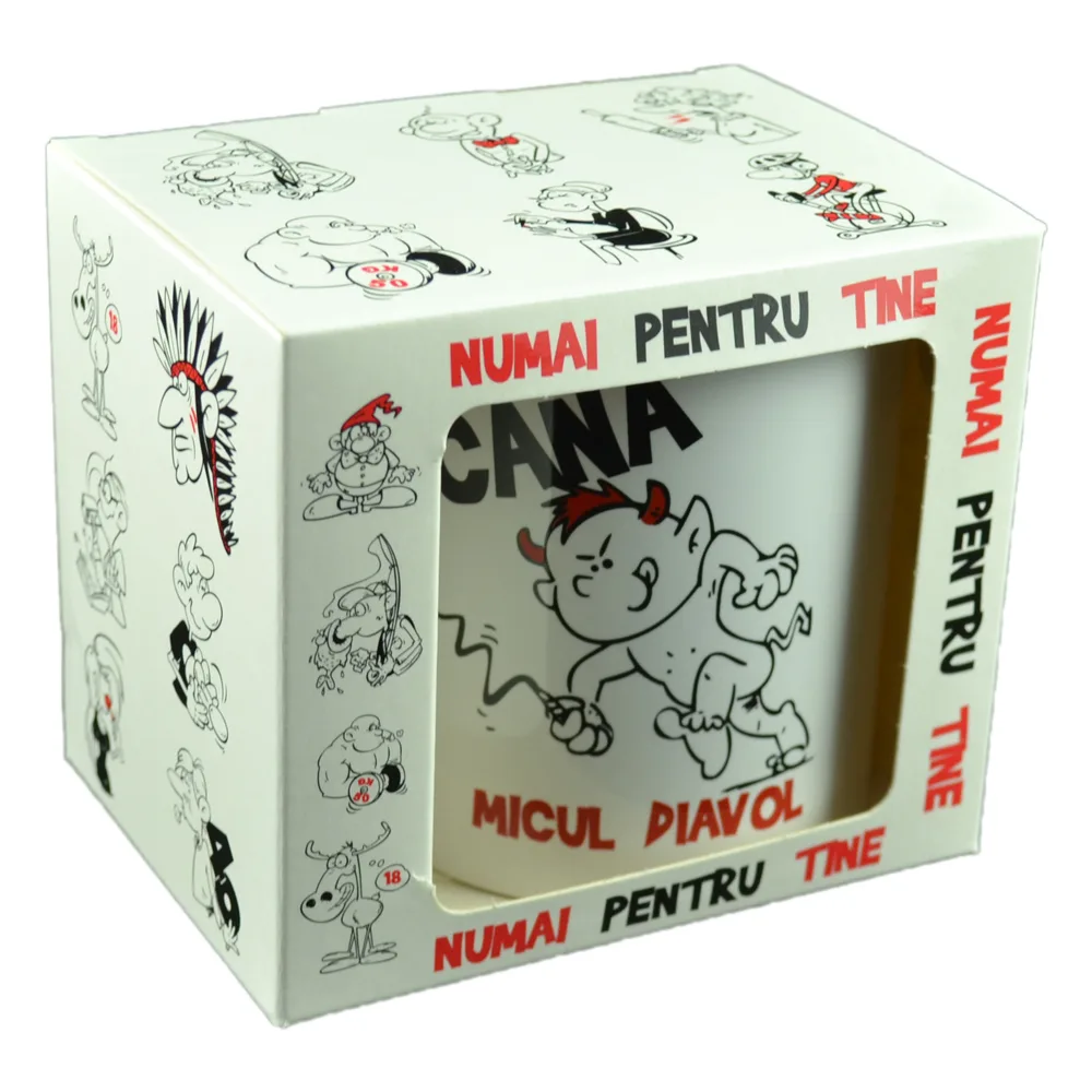 Cana ceramica 300 ml "Micul Diavol" Cana ceramica 300 ml "Micul Diavol"