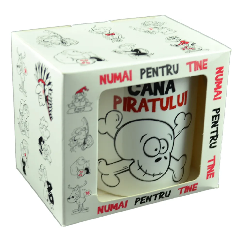 Cana ceramica 300 ml "Cana Piratului" Cana ceramica 300 ml "Cana Piratului"