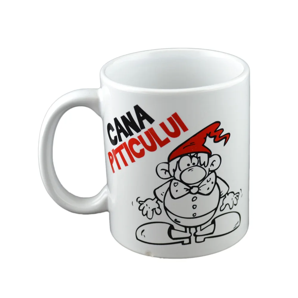 Cana ceramica 300 ml "Cana Piticului" - Funny Mug Cana ceramica 300 ml "Cana Piticului" - Funny Mug