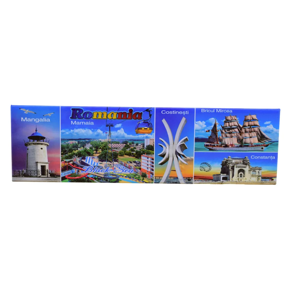 Magnet de frigider din plastic Black Sea/Romania 16x4 CM Magnet de frigider din plastic Black Sea/Romania 16x4 CM