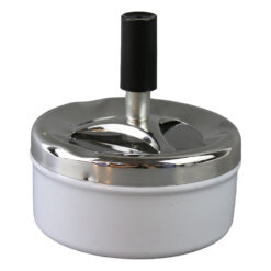 Scrumiera antivant din metal 9.5 x 4 cm