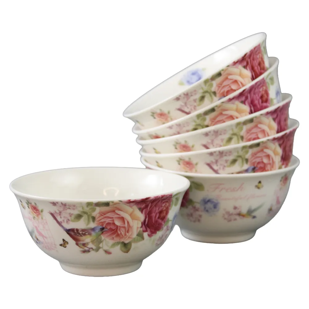 Set 6 boluri din ceramica 13 x 5.5 cm Set 6 boluri din ceramica 13 x 5.5 cm