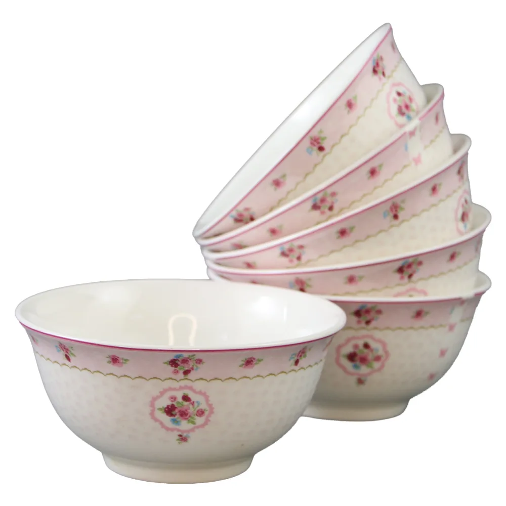 Set 6 boluri din ceramica 13 x 5.5 cm Set 6 boluri din ceramica 13 x 5.5 cm