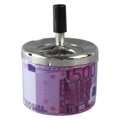 Scrumiera antivant din metal 9 x 7 cm