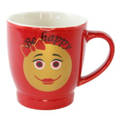 Cana din ceramica rosie
