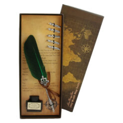 Set de caligrafie vintage cu pana