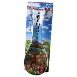 Decor de perete tip lingura din ceramica Romania 9  x 26 cm