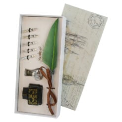 Set de caligrafie vintage cu pana