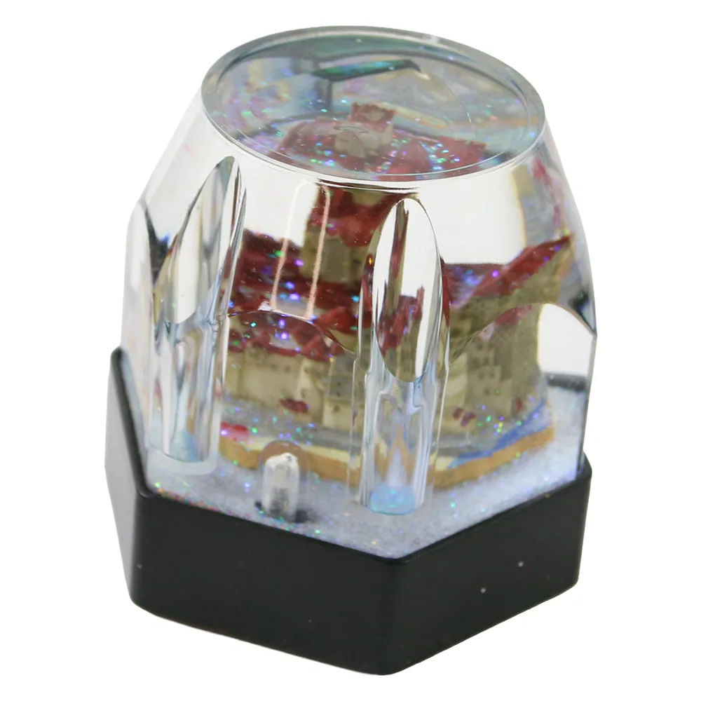 Suport pentru creioane "Castelul Bran" 8.5 x 8 cm muzical cu LED Suport pentru creioane "Castelul Bran" 8.5 x 8 cm muzical cu LED