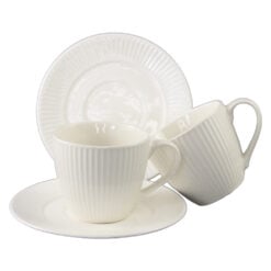 Set 2 cesti cu farfurii din ceramica 200 ml