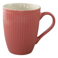 Cana din ceramica 330 ml cu design striat