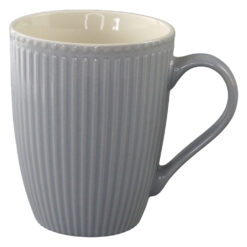 Cana din ceramica 330 ml cu design striat