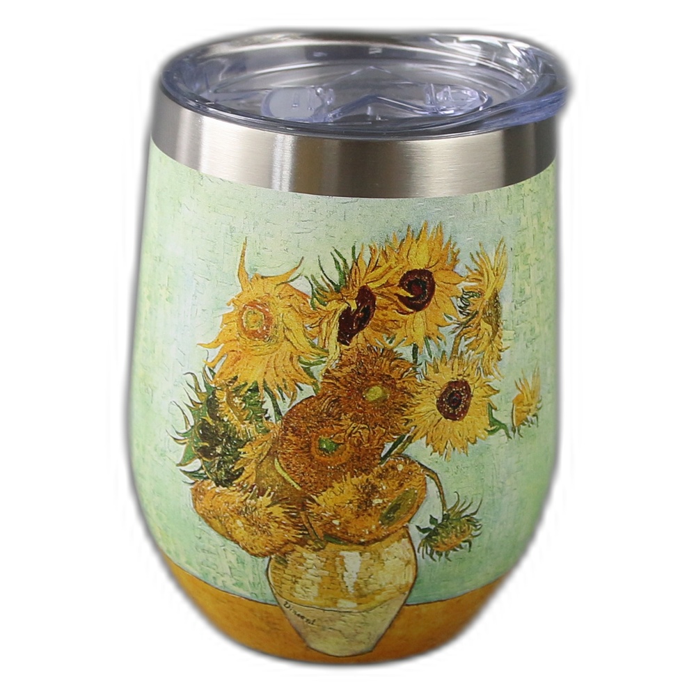 Cana termos 330 ml "Sunflowers" de V. van Gogh Cana termos 330 ml "Sunflowers" de V. van Gogh