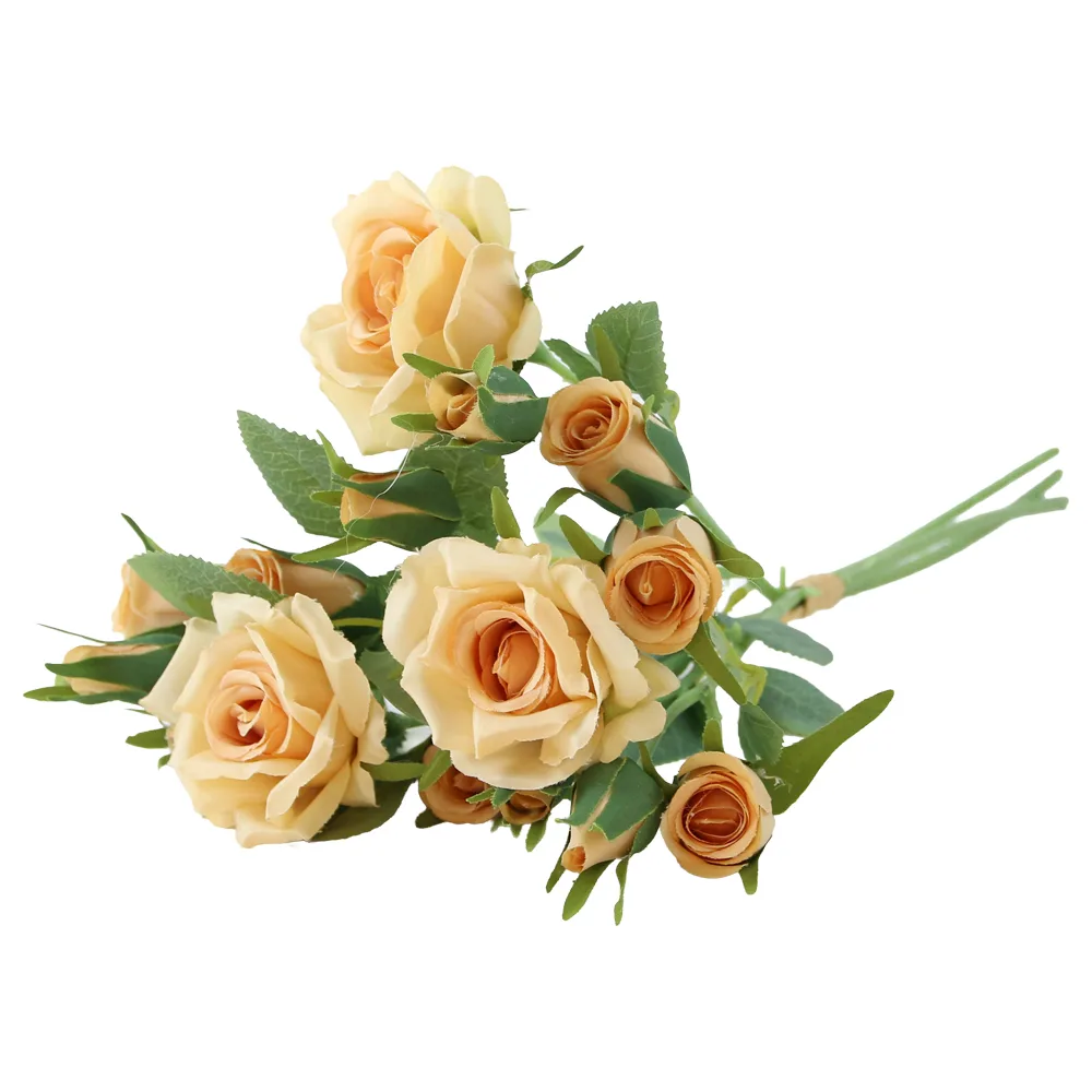 Buchet artificial cu trandafiri 40 cm