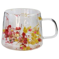 Cana de sticla cu pereti dubli 150 ml
