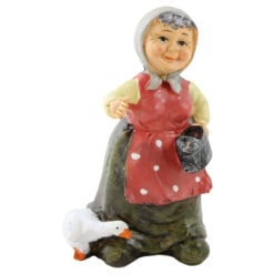 Figurina decorativa din rasina 11 cm batran