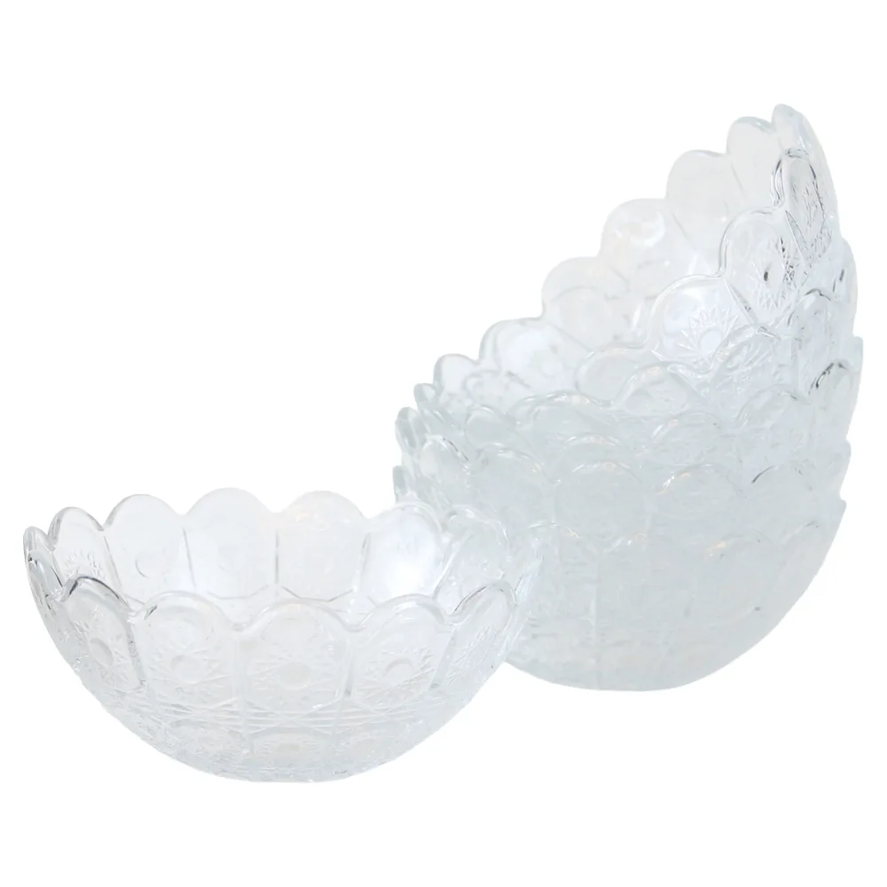 Set 6 boluri din sticla Bohemia 12 x 5.5 cm