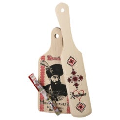 Set ustensile bucatarie cu pix "Romania - Mihai Viteazul"