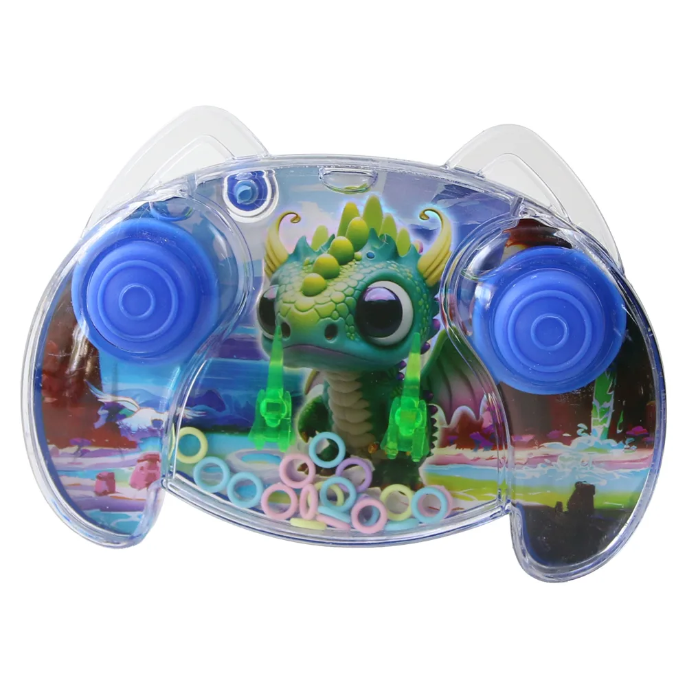 Joc portabil cu apa si inele dragon 12 x 8.5 cm