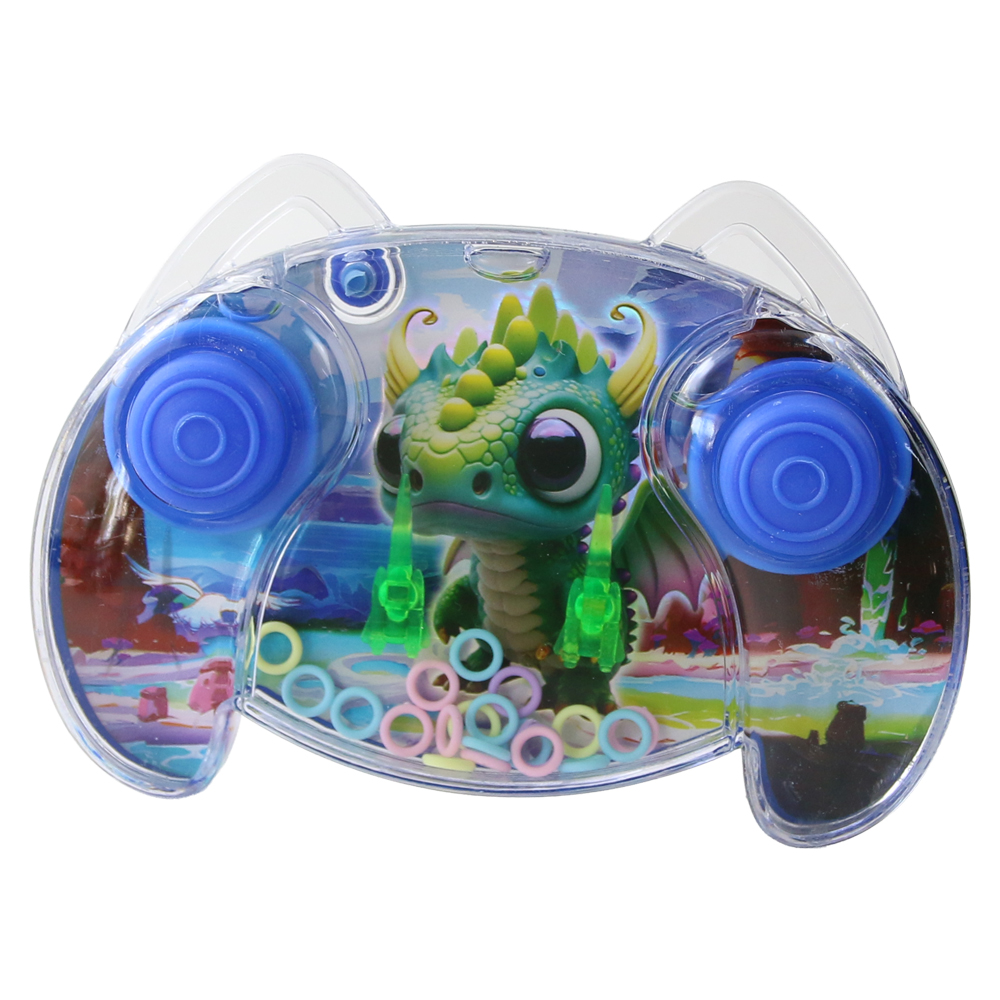 Joc portabil cu apa si inele dragon 12 x 8.5 cm Joc portabil cu apa si inele dragon 12 x 8.5 cm