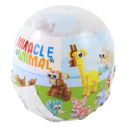 Capsula surpriza cu figurina din blocuri Miracle Animal