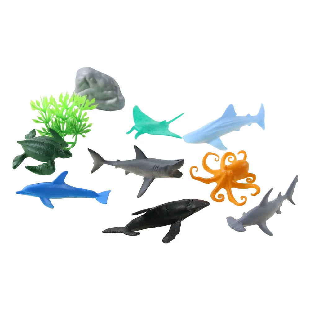 Set 8 animale marine din cauciuc 5 - 7 cm Set 8 animale marine din cauciuc 5 - 7 cm
