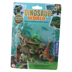 Set 6 dinozauri din cauciuc Dinosaur World 5 - 7 cm