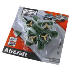 Jucarie Avion Aircraft din plastic DIY 17 cm