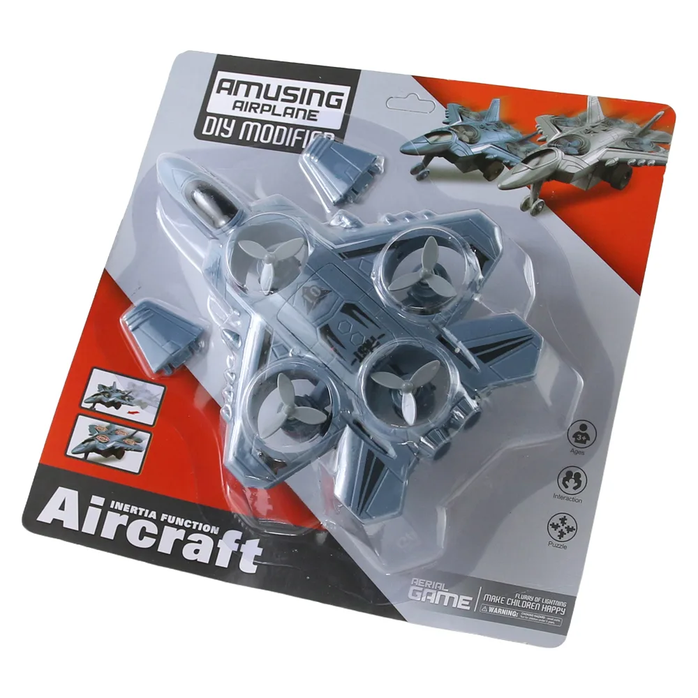 Jucarie Avion Aircraft din plastic DIY 17 cm Jucarie Avion Aircraft din plastic DIY 17 cm
