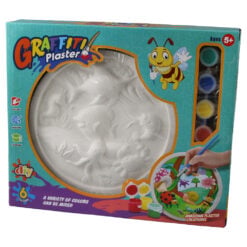 Set de colorat cu placa din ipsos DIY Grafiti Plaster