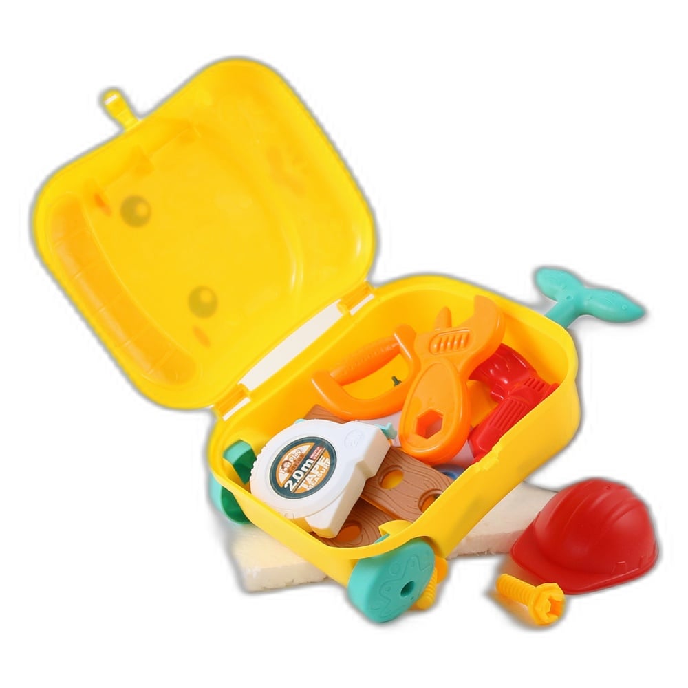 Set de unelte pentru copii cu troler Whale 14 x 24 cm Set de unelte pentru copii cu troler Whale 14 x 24 cm